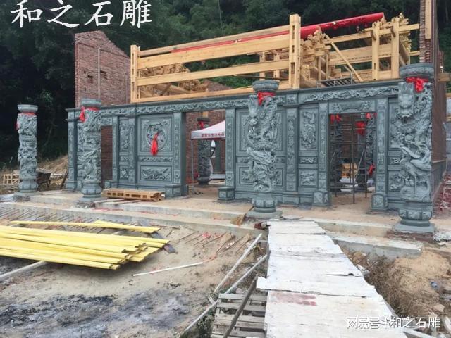 石雕工艺品寺庙祠堂石雕浮雕的各类雕琢(图6)